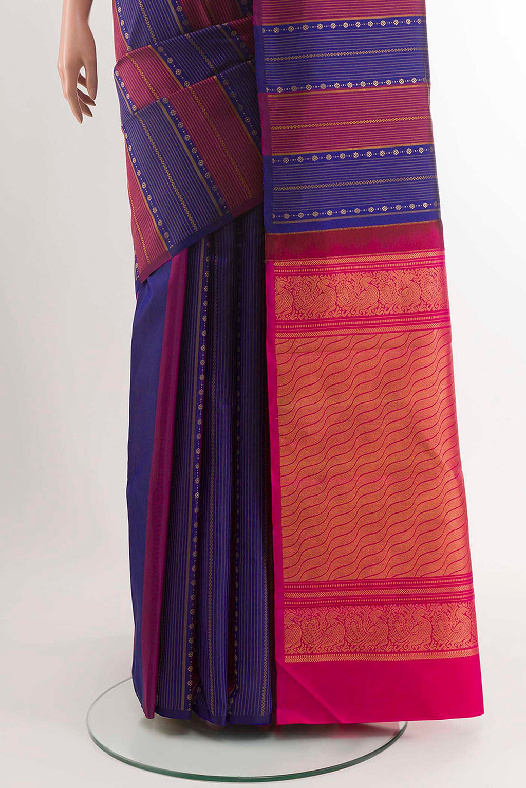 pleats pallu