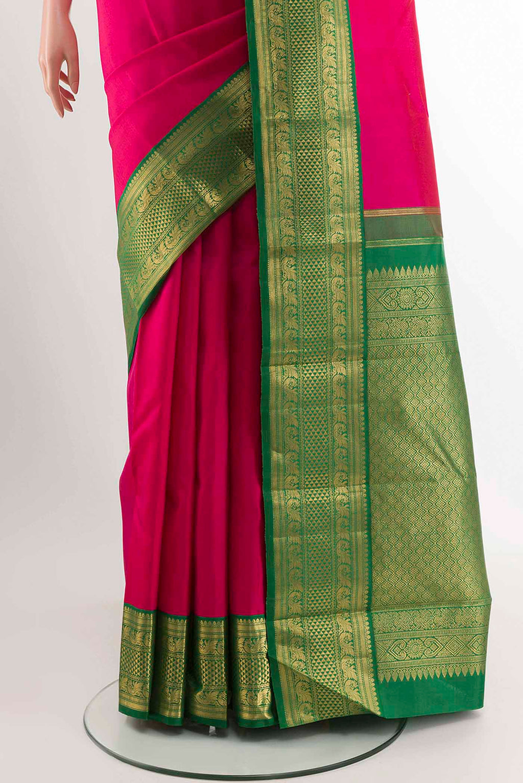 pleats pallu