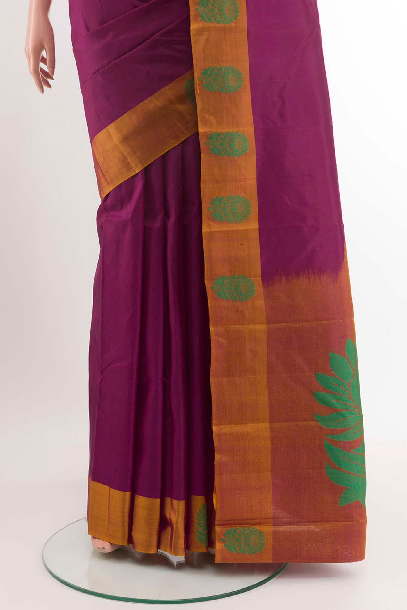pleats pallu