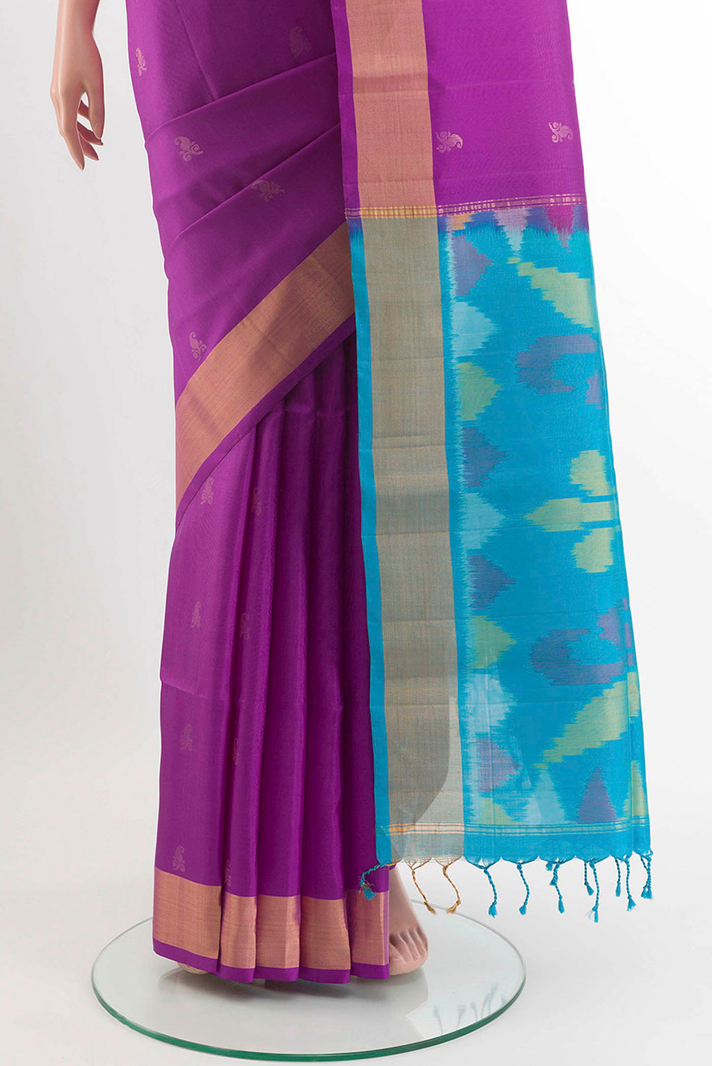 pleats pallu