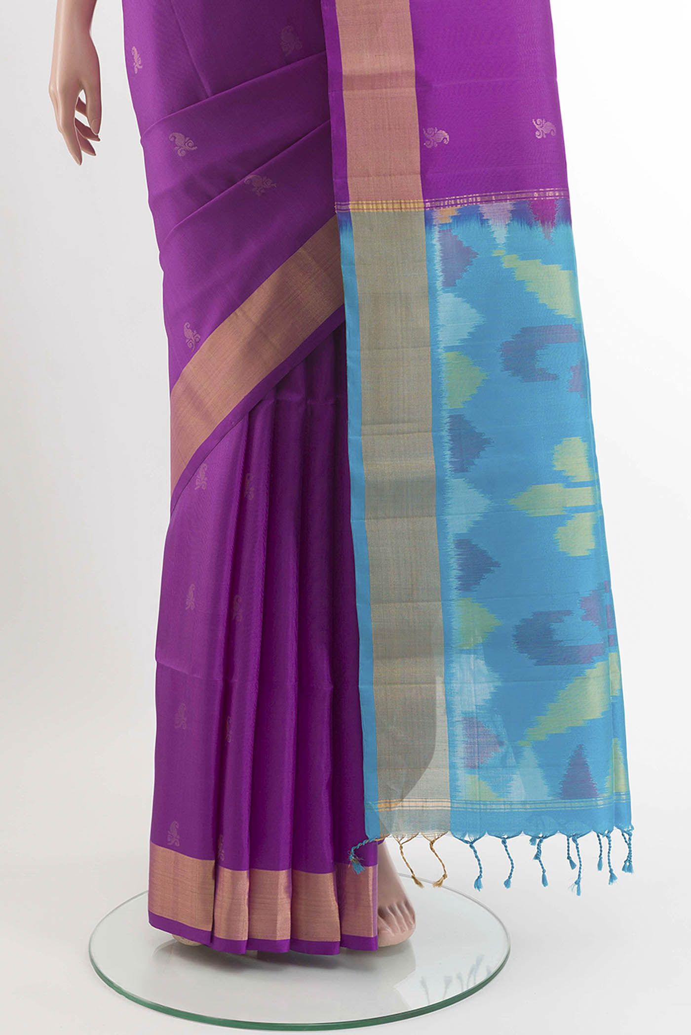 pleats pallu