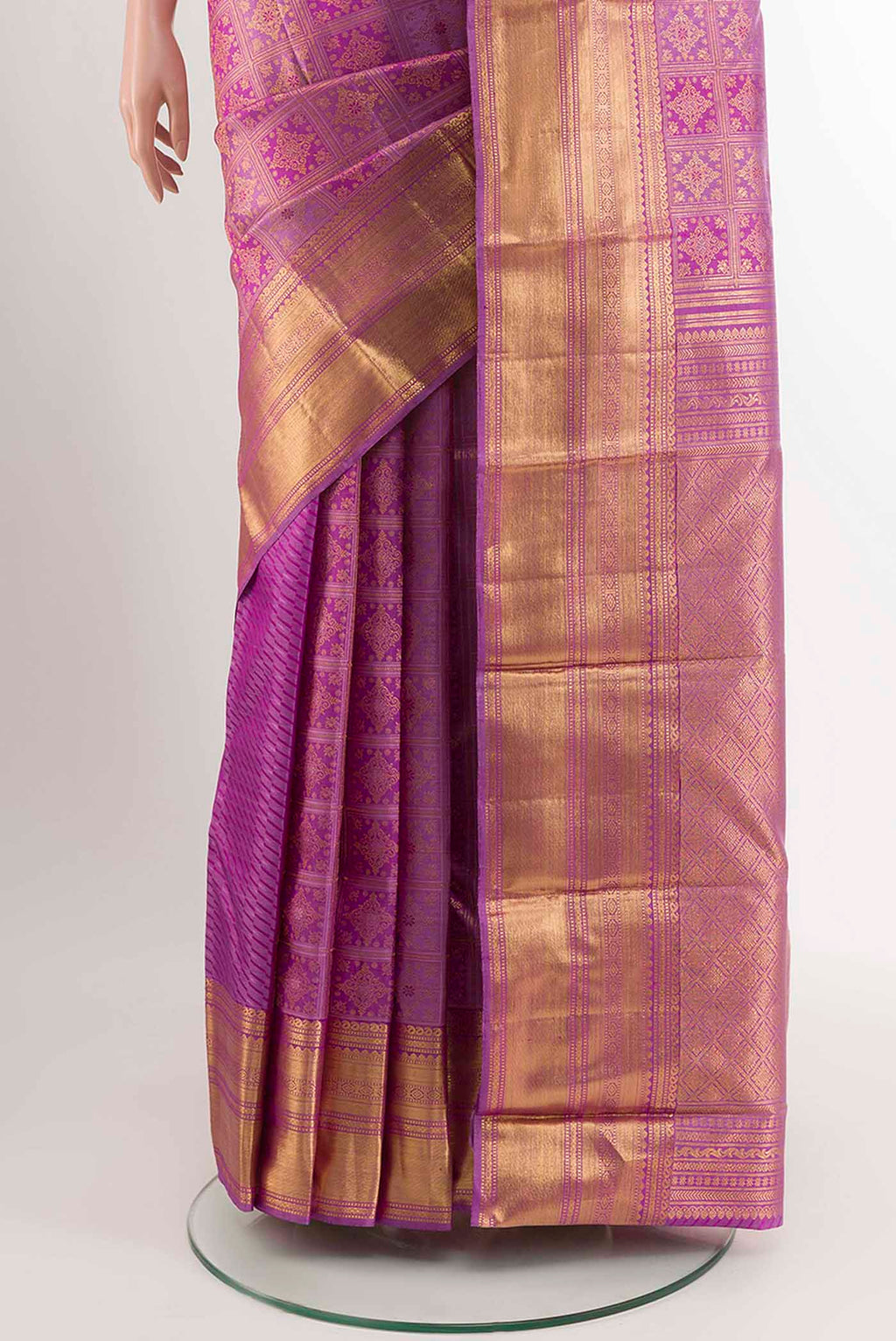 pleats pallu