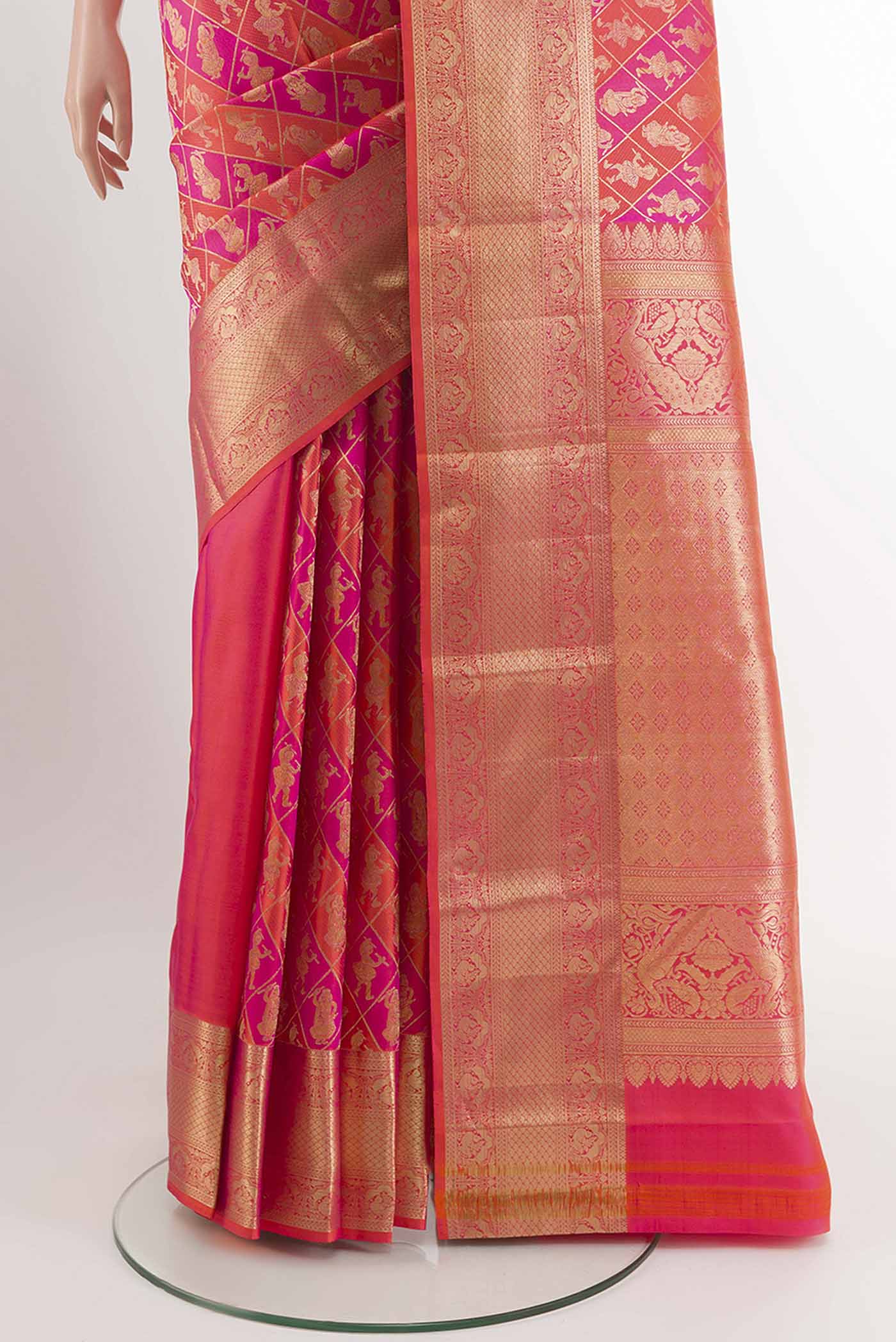 pleats pallu