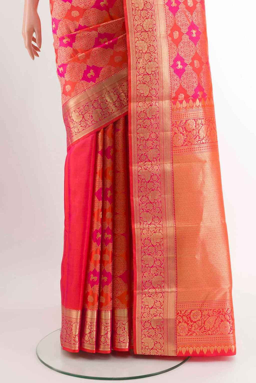 pleats pallu