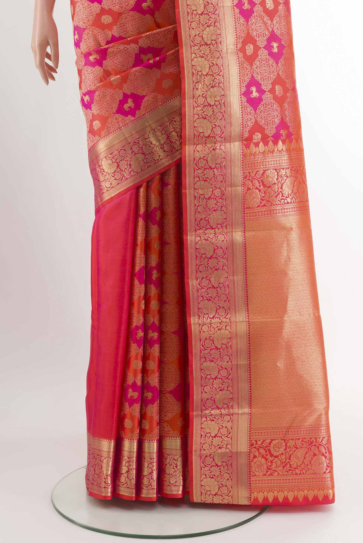 pleats pallu