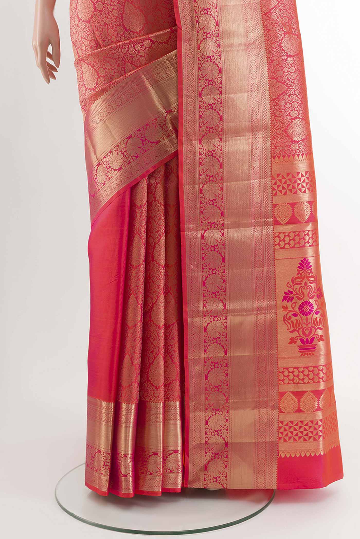 pleats pallu