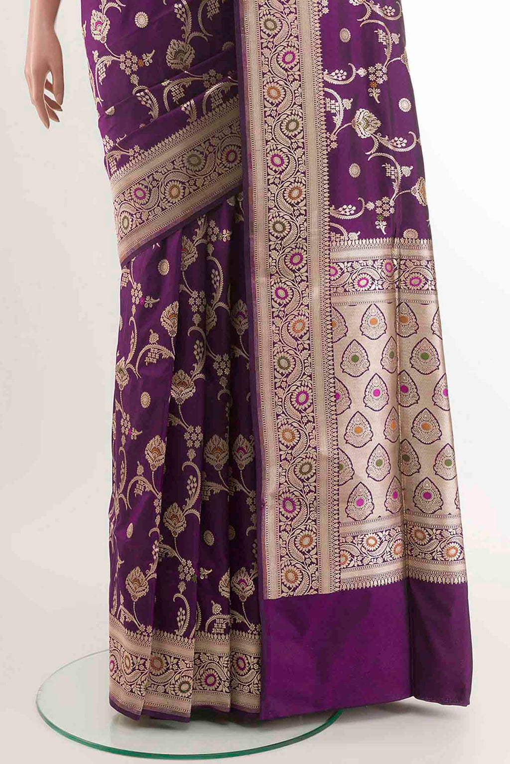 pleats pallu