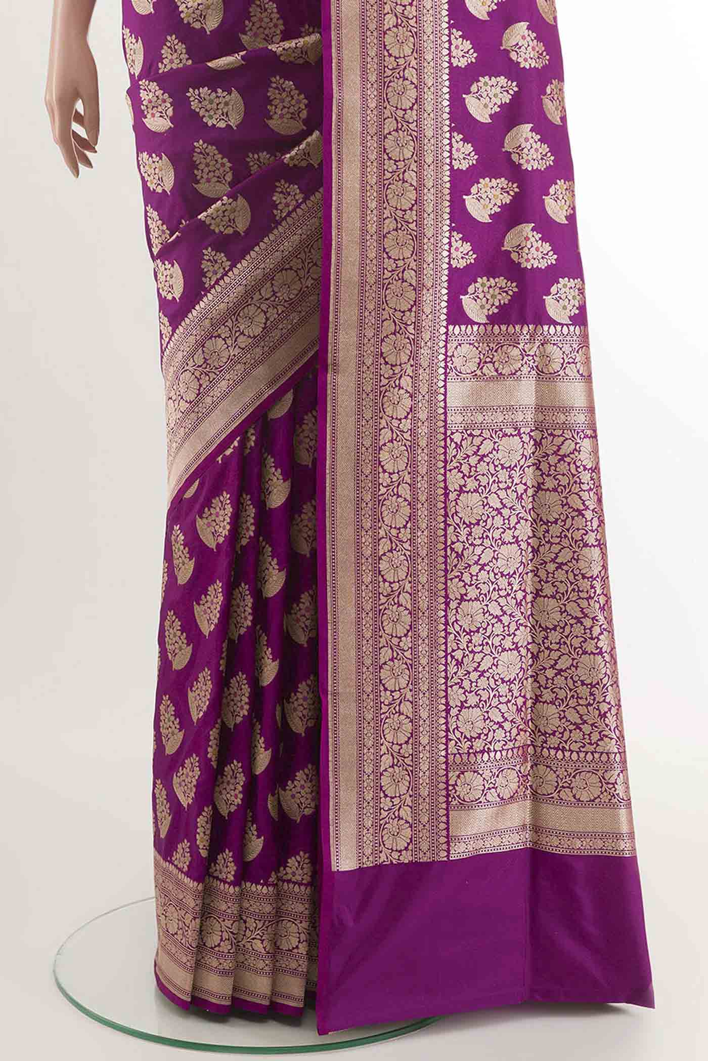 pleats pallu