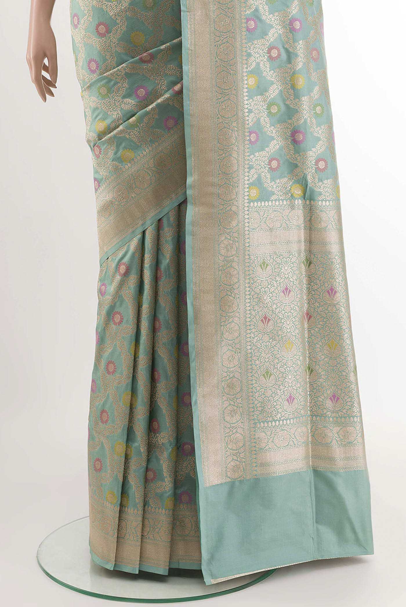 pleats pallu