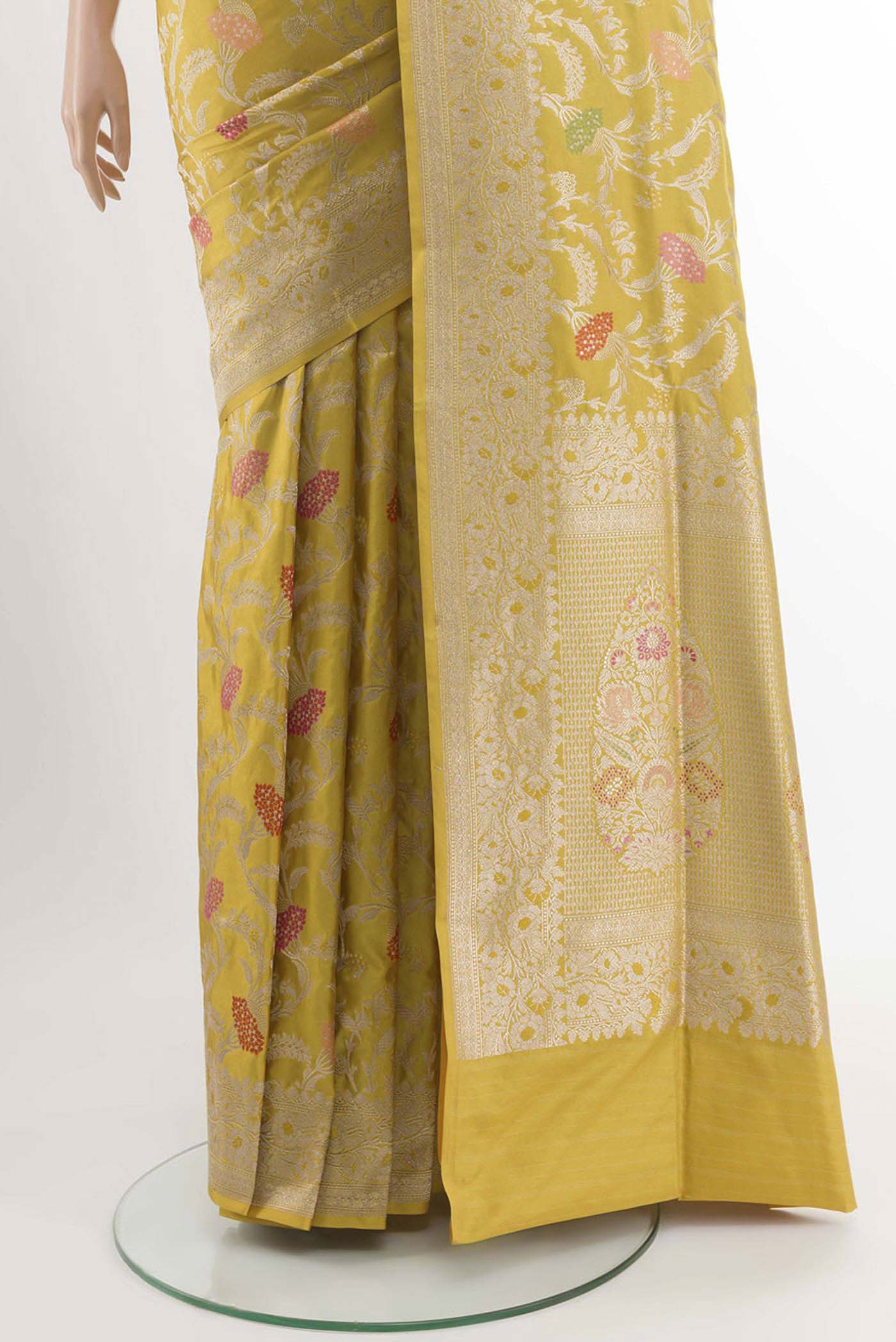 pleats pallu