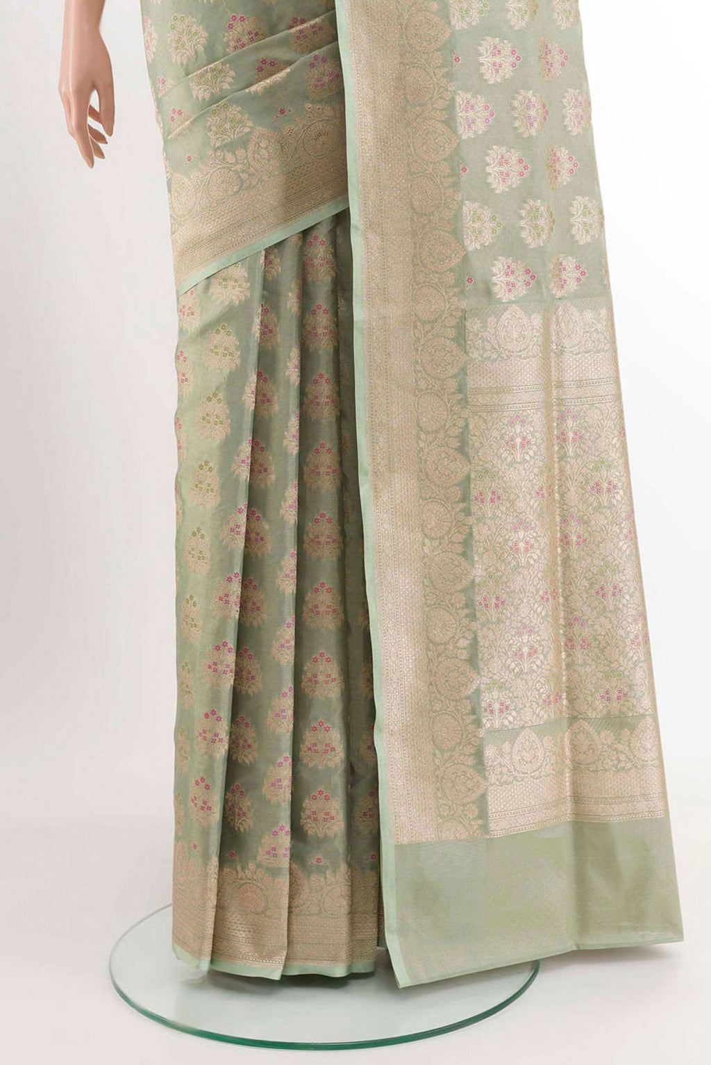 pleats pallu