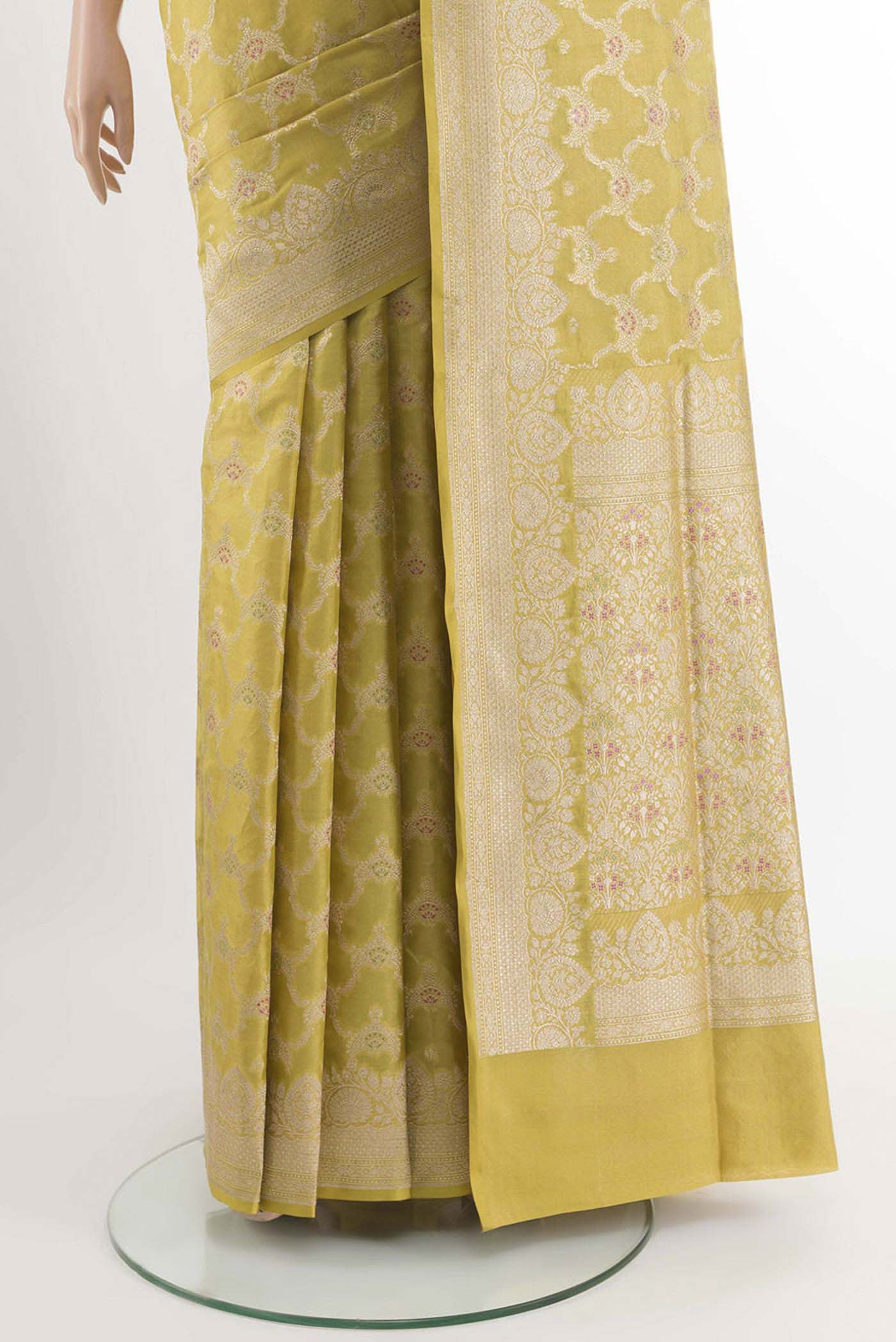 pleats pallu