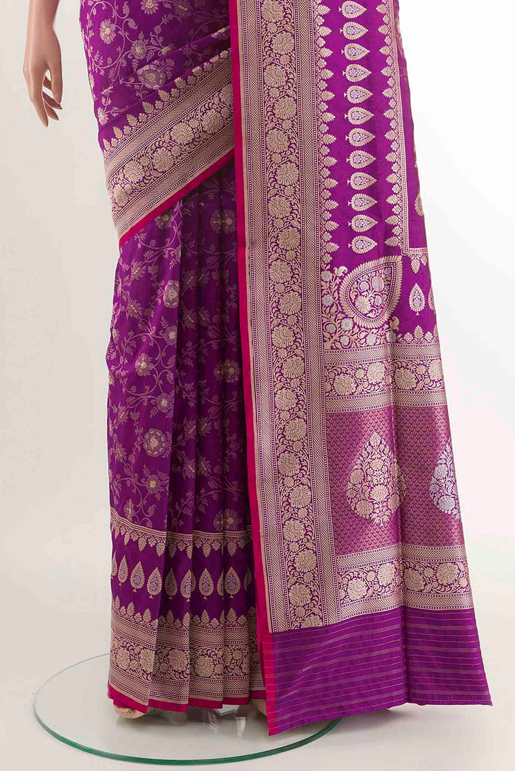 pleats pallu