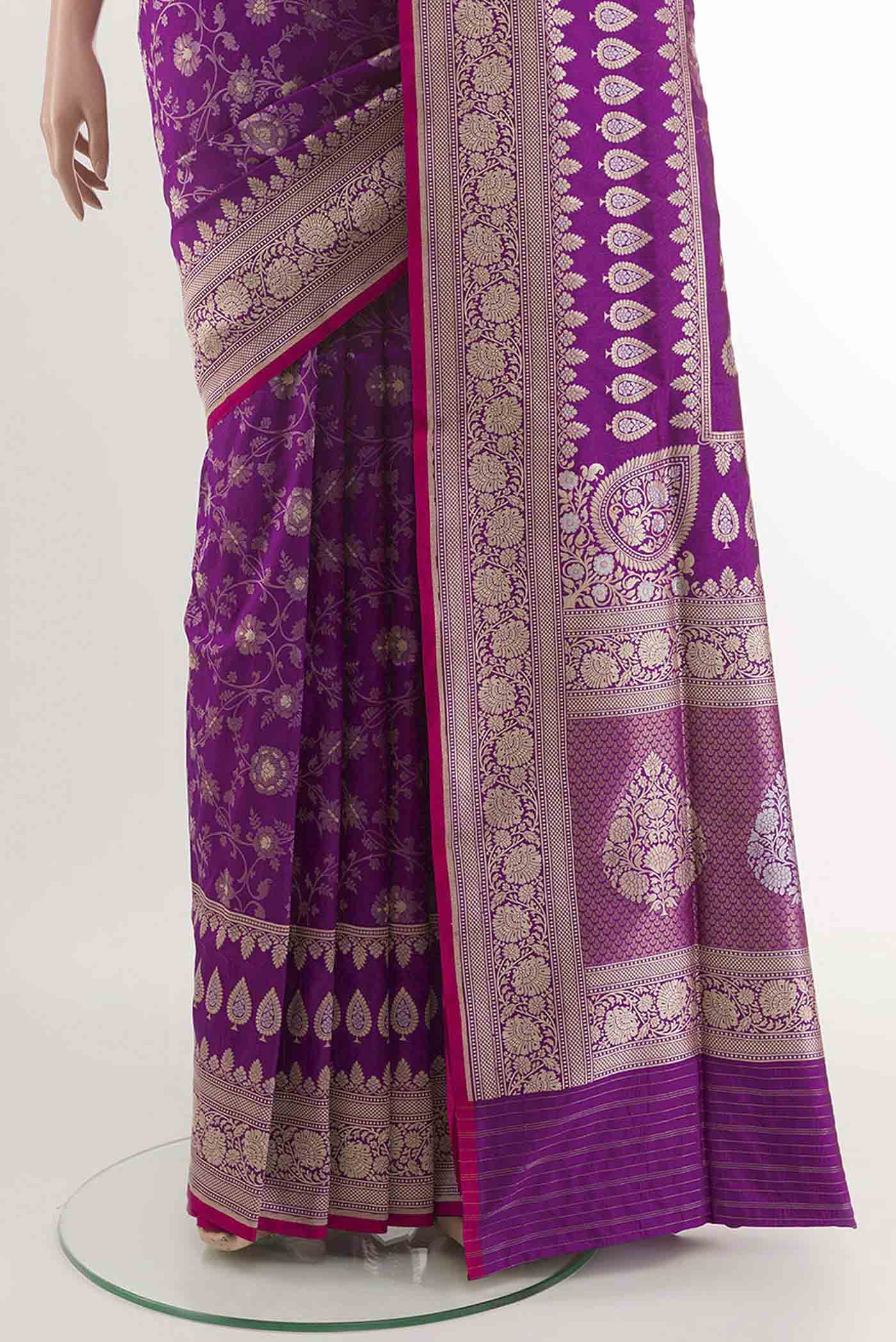 pleats pallu