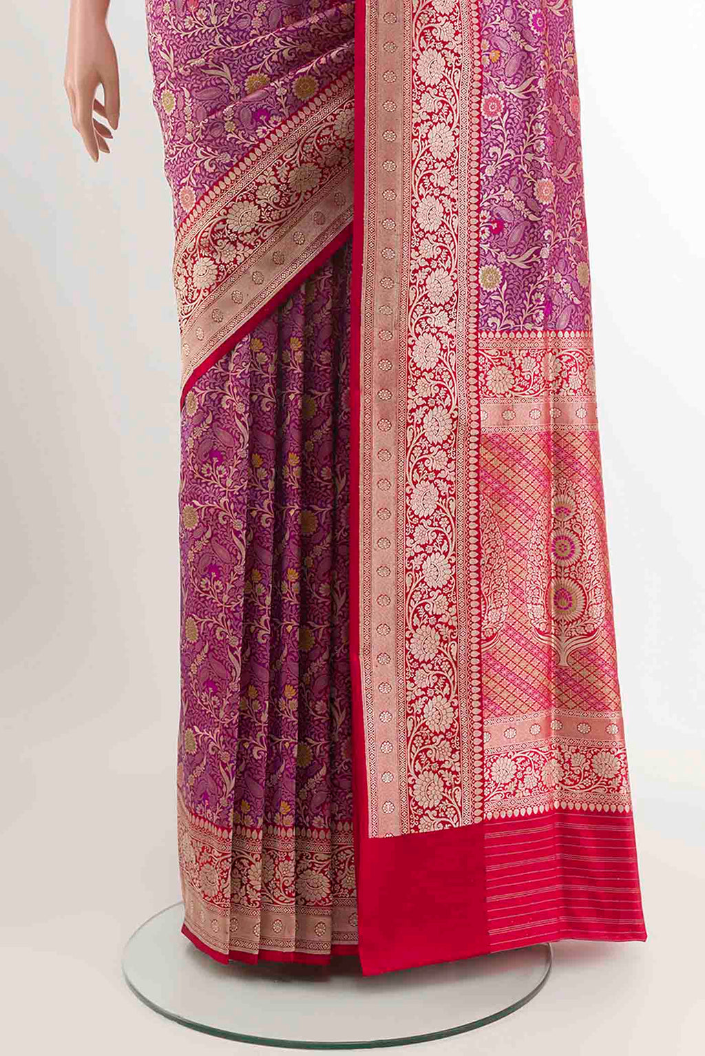 pleats pallu