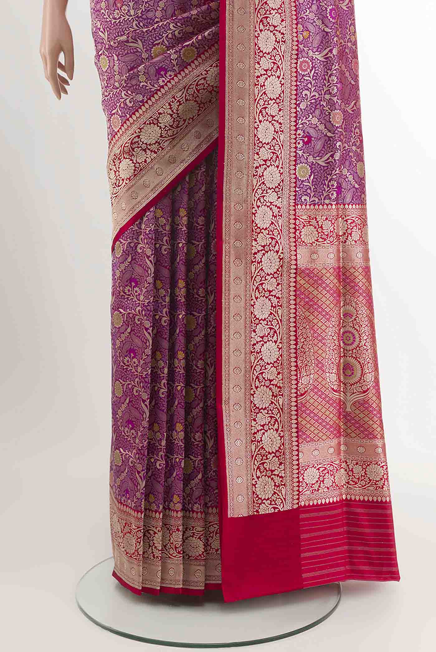 pleats pallu