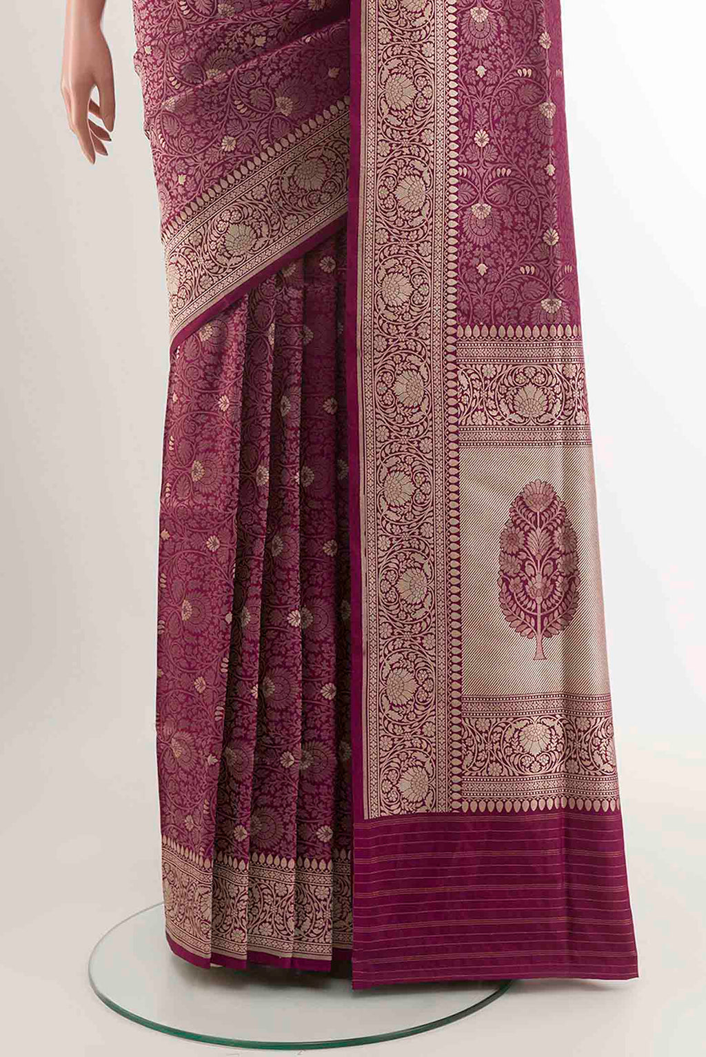 pleats pallu