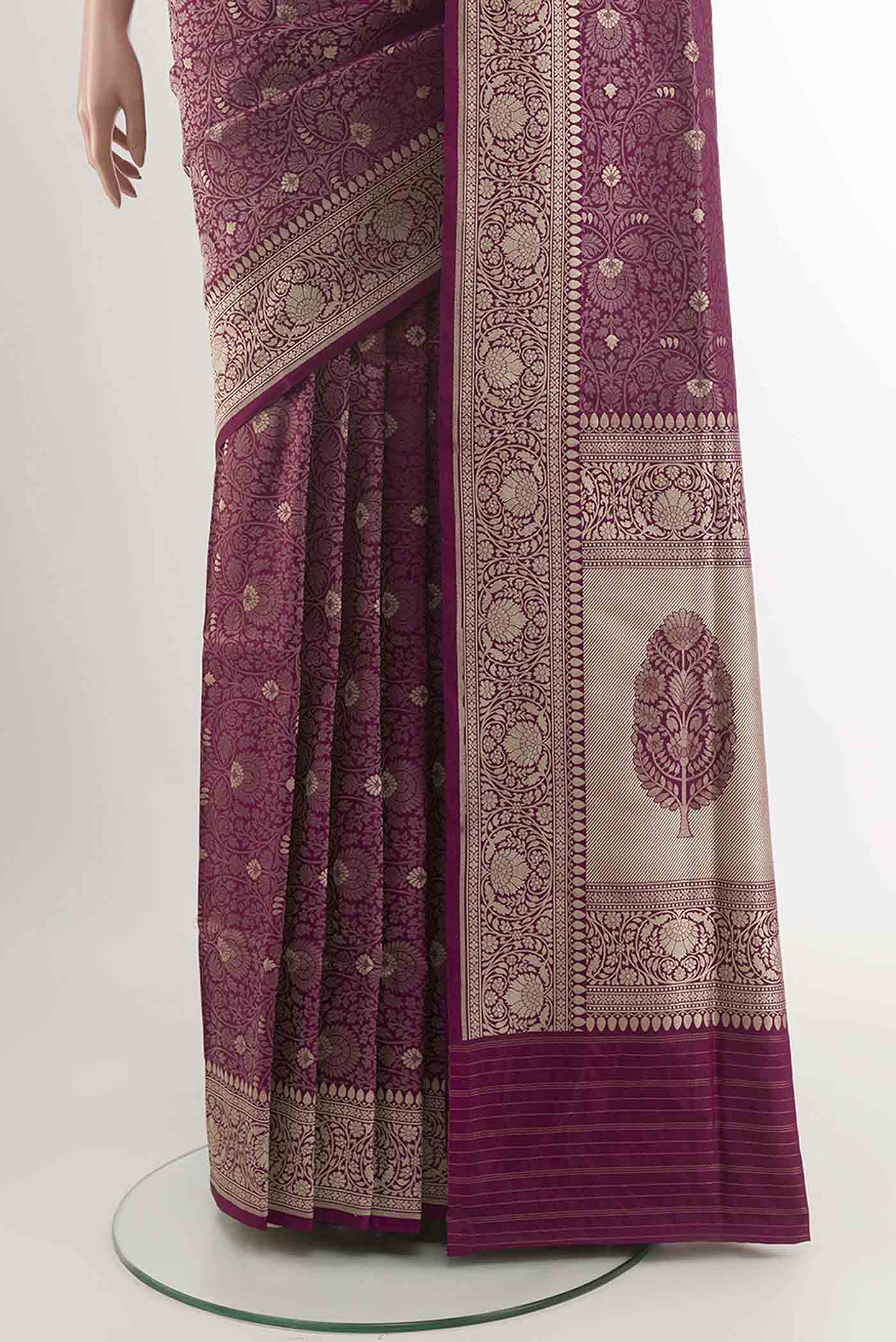 pleats pallu