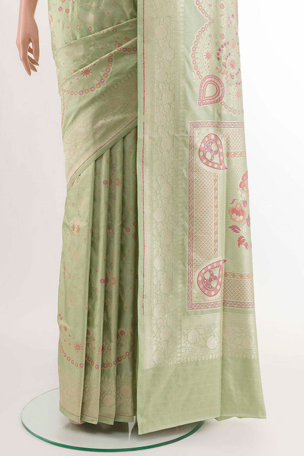 pleats pallu