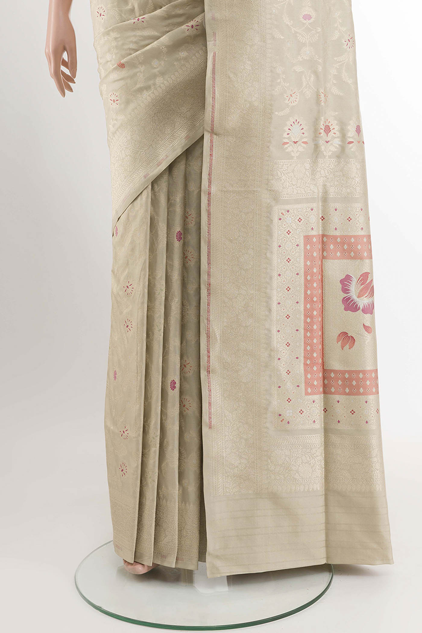 pleats pallu
