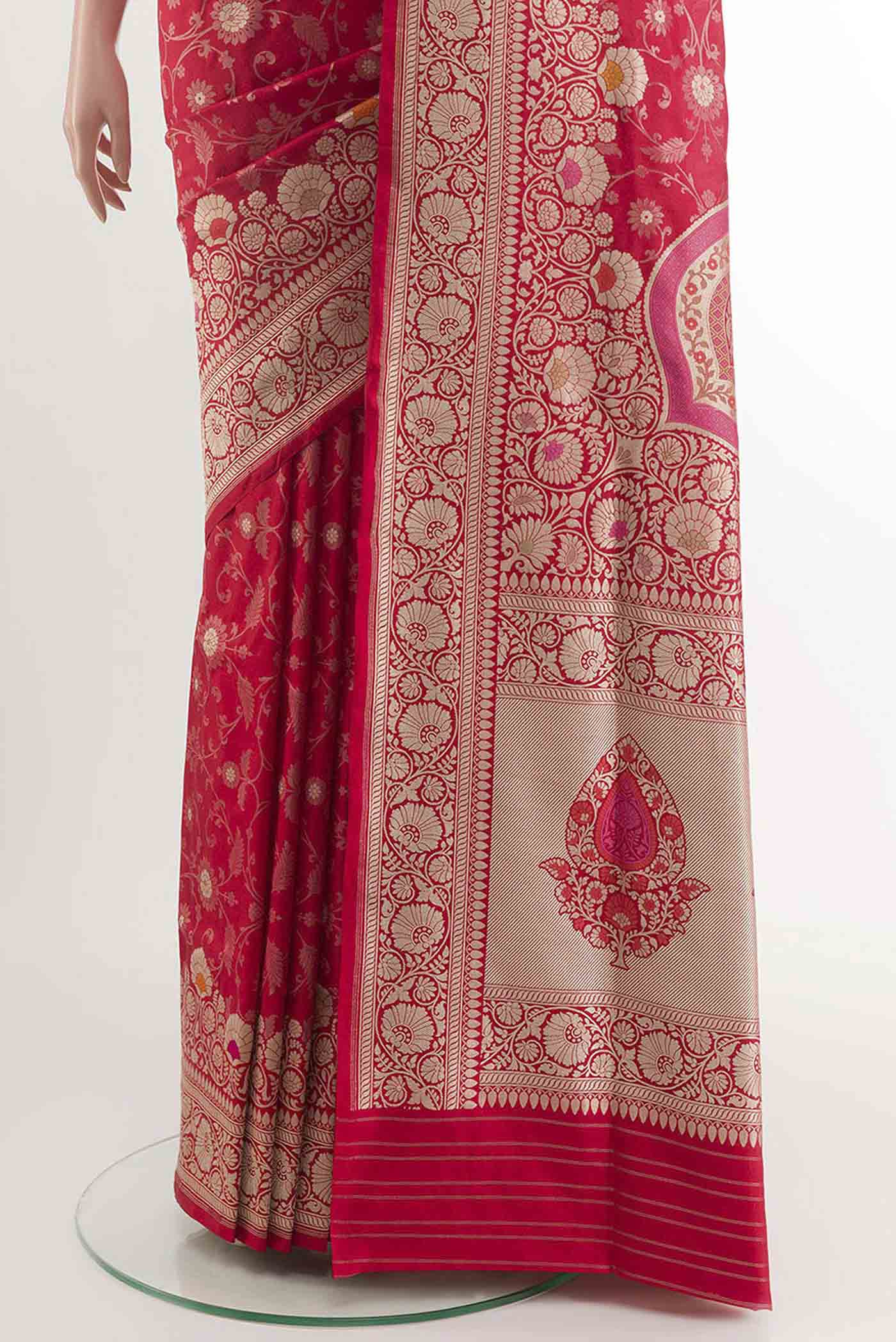pleats pallu