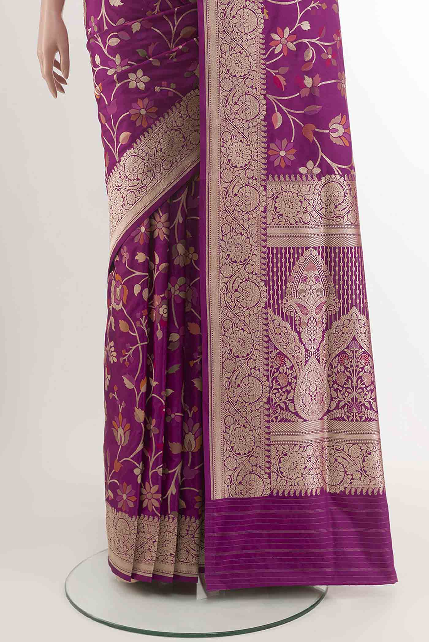 pleats pallu