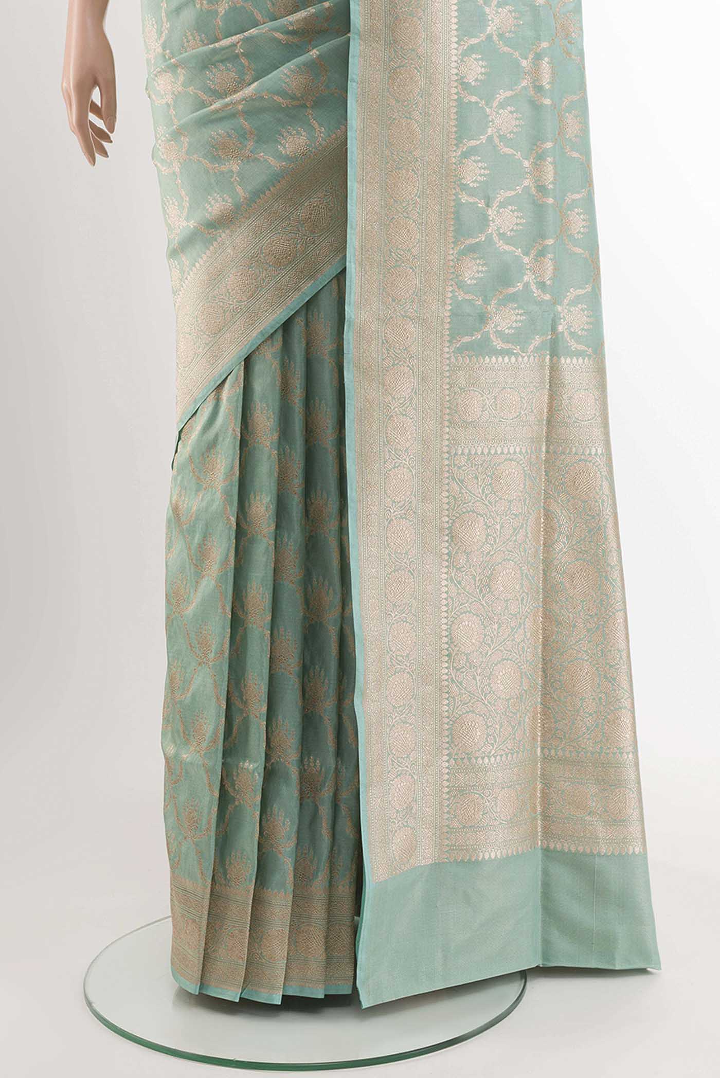 pleats pallu