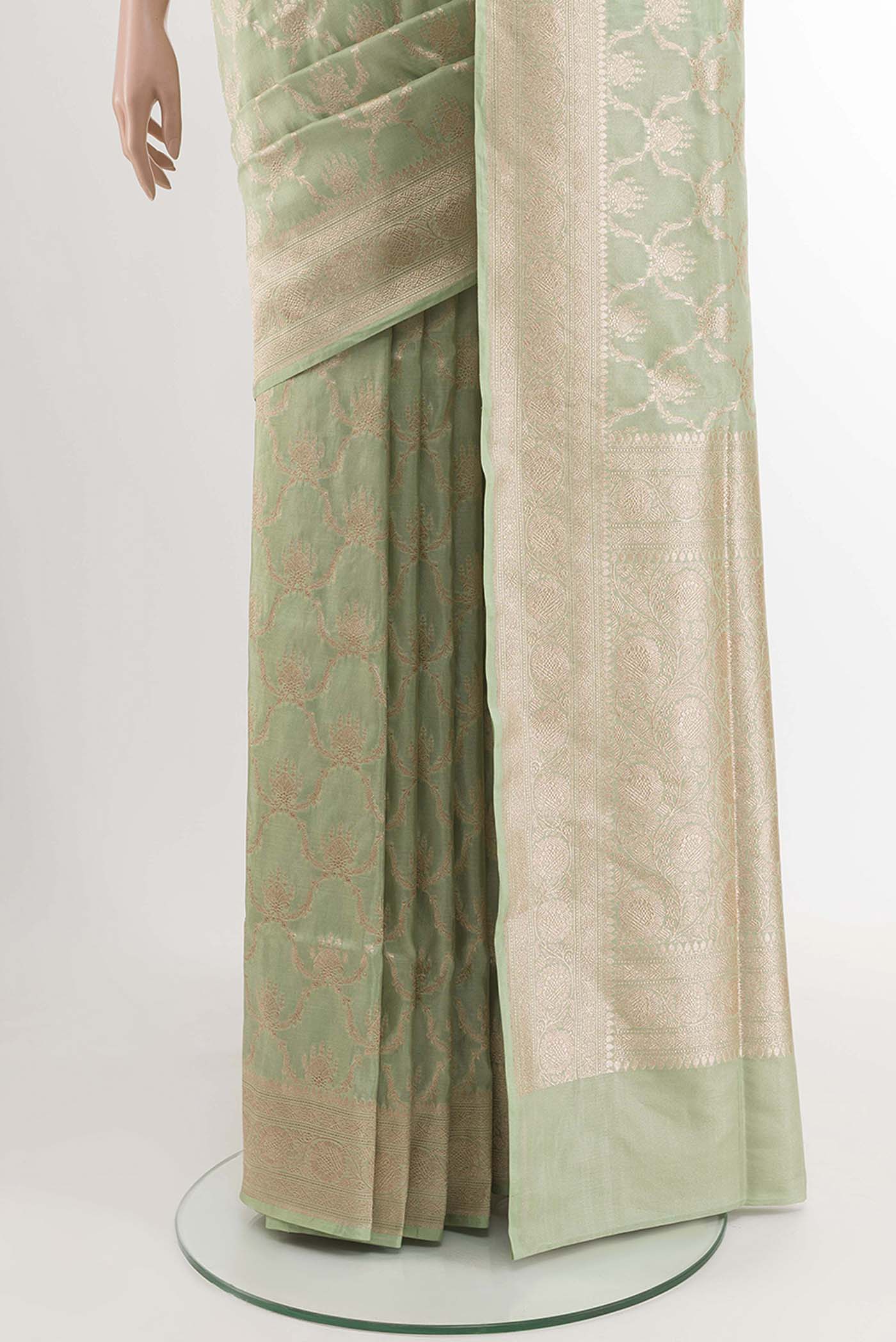 pleats pallu