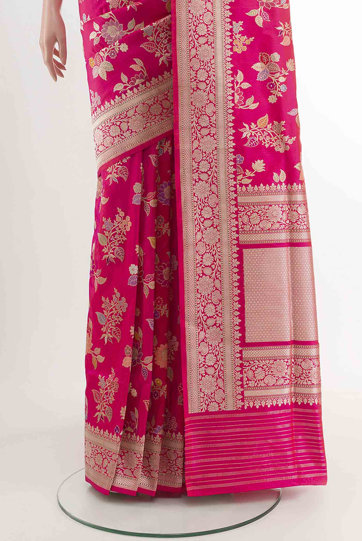 pleats pallu