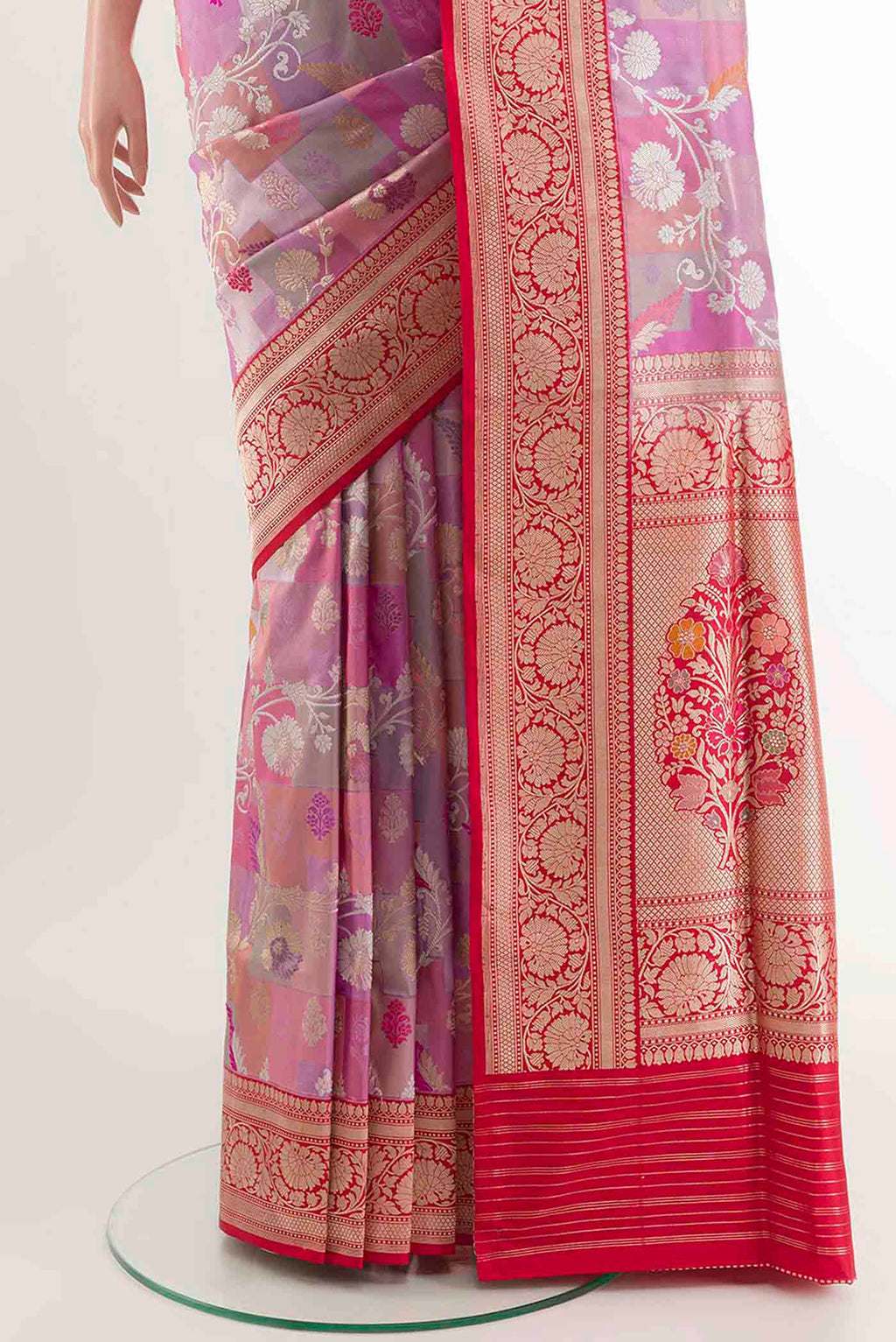 pleats pallu