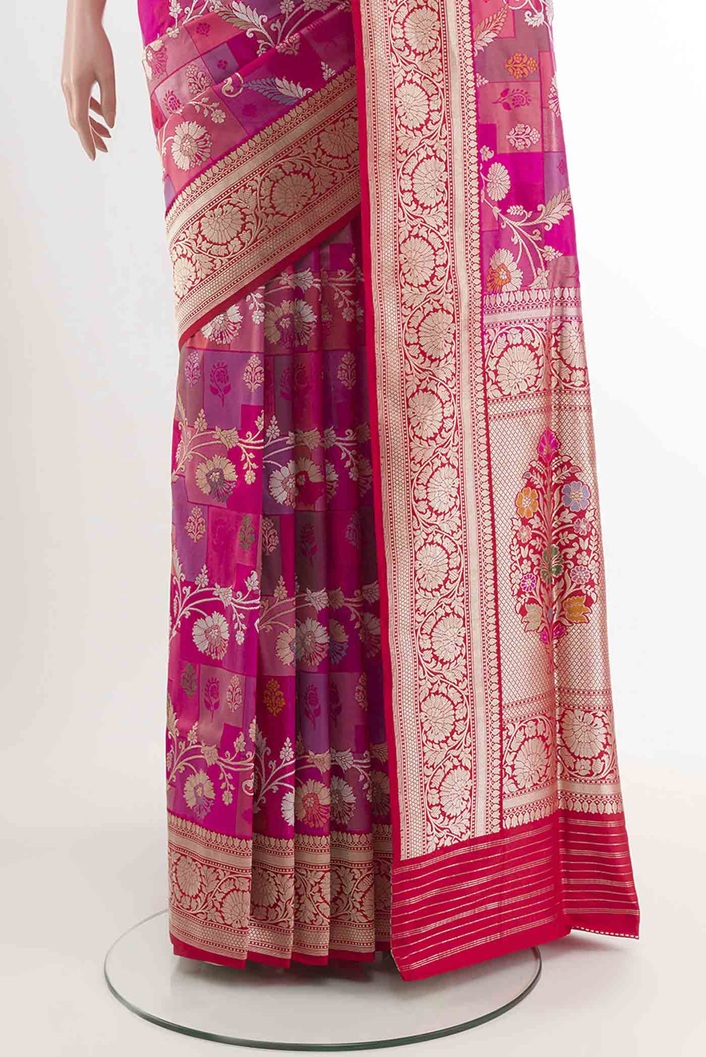 pleats pallu