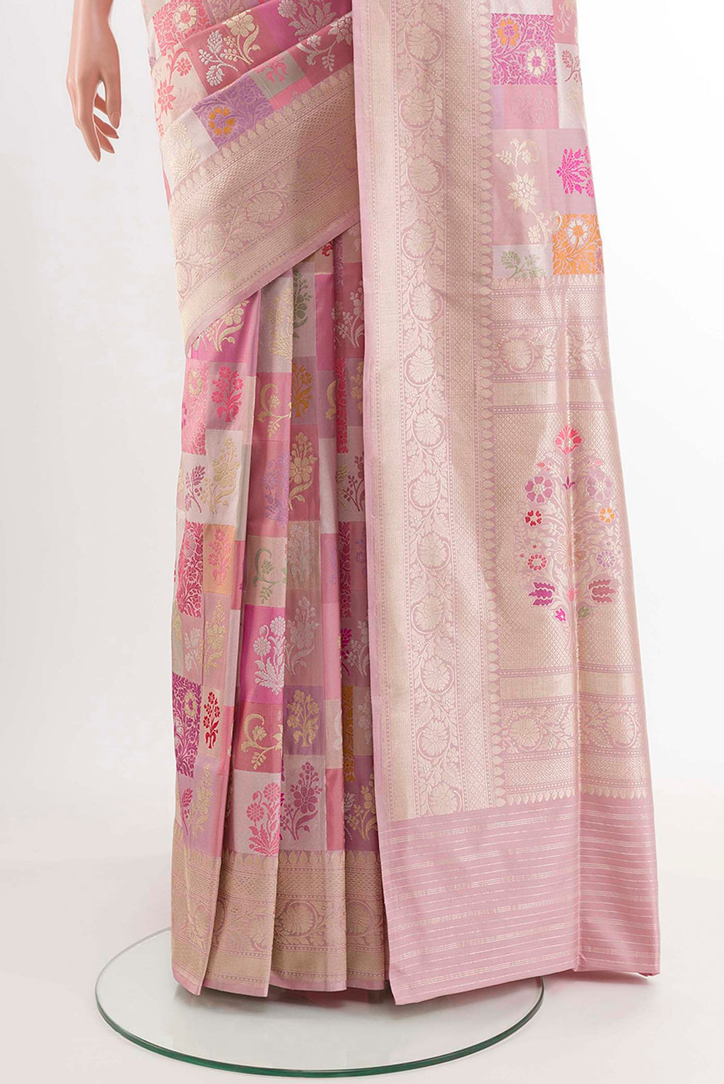 pleats pallu