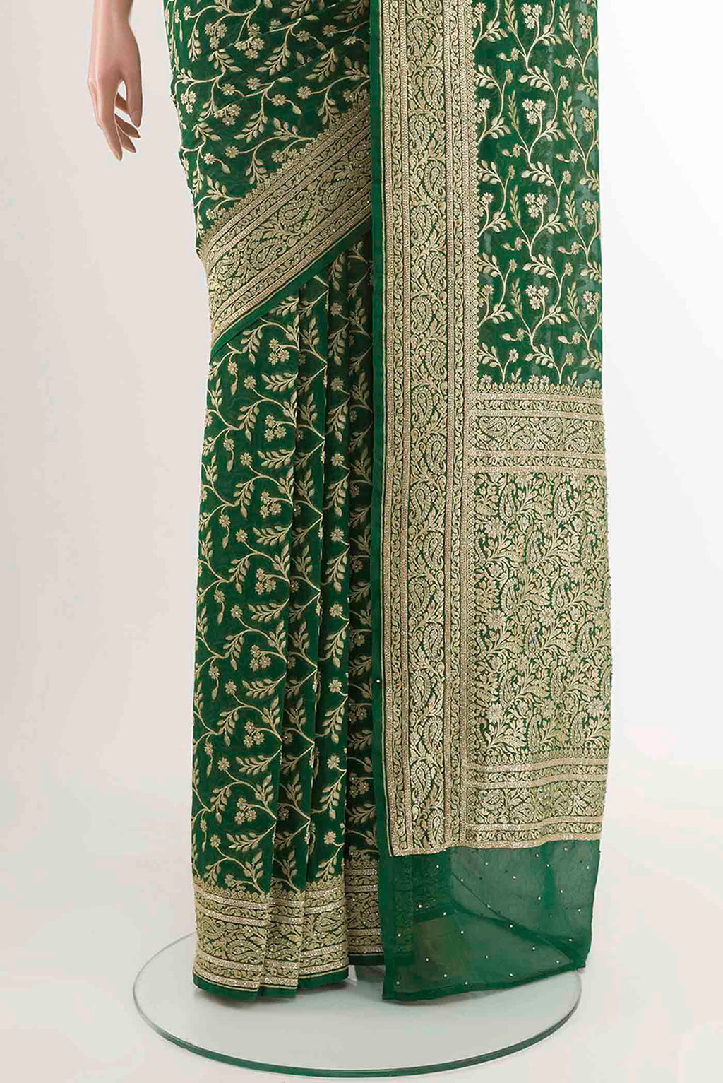 pleats pallu