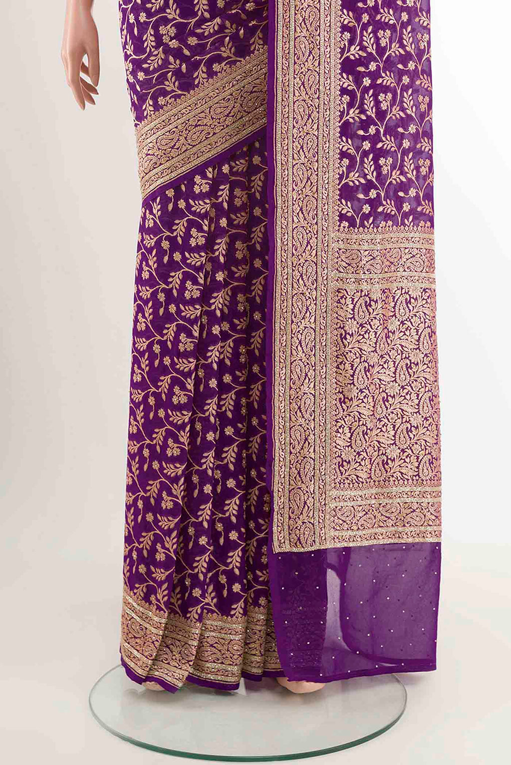 pleats pallu