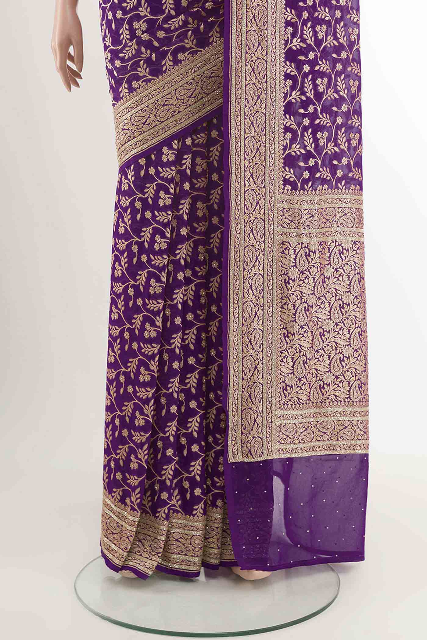pleats pallu