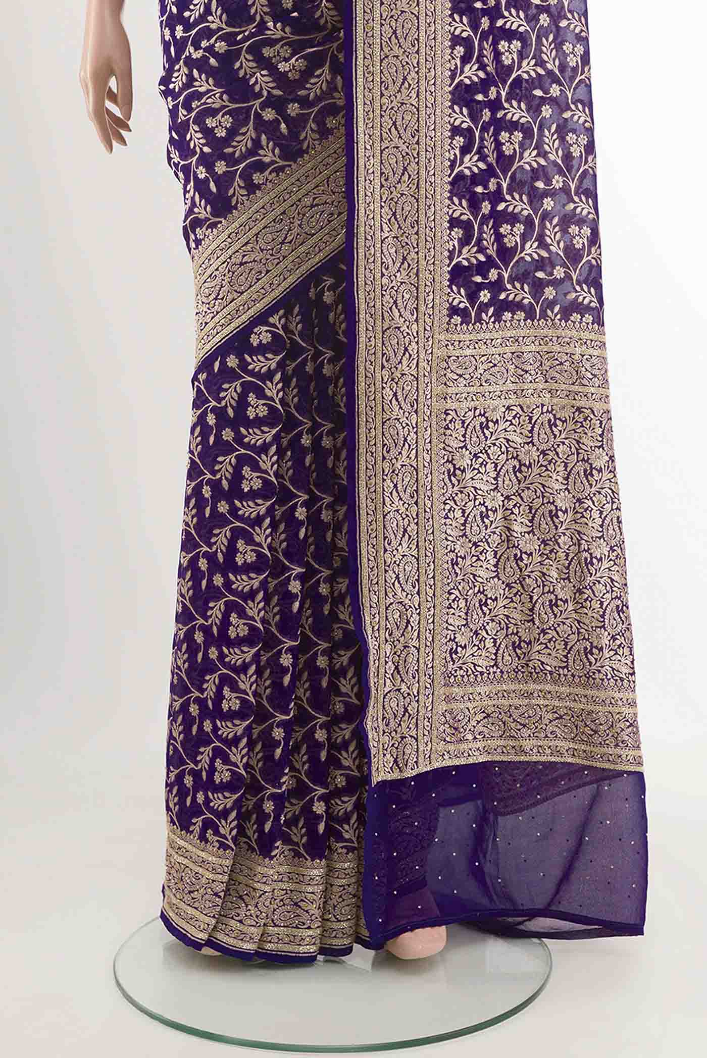 pleats pallu