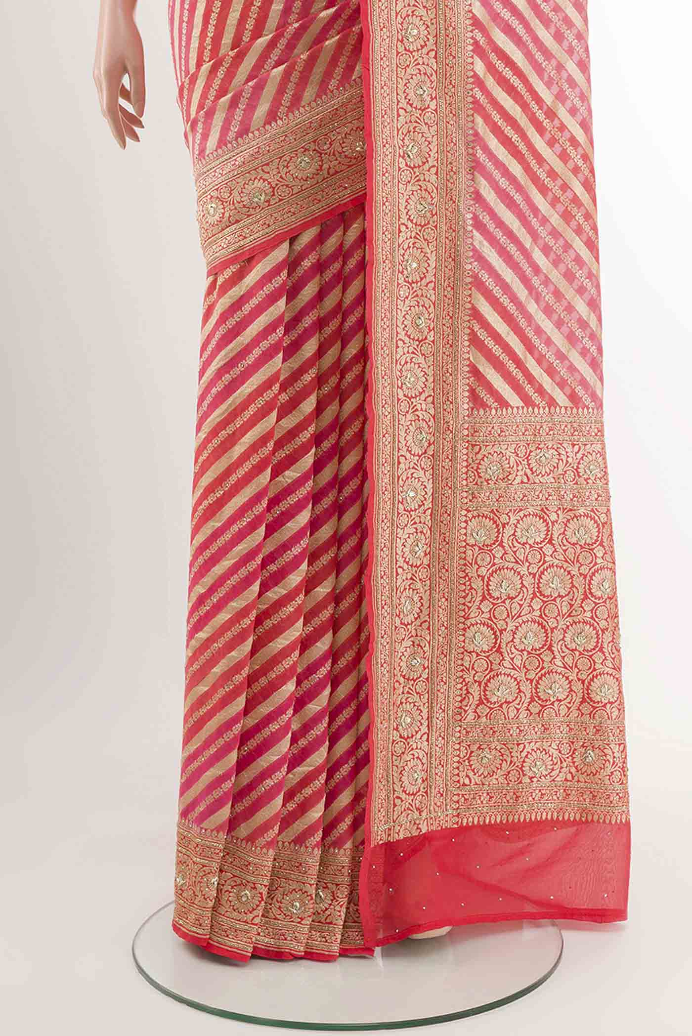 pleats pallu