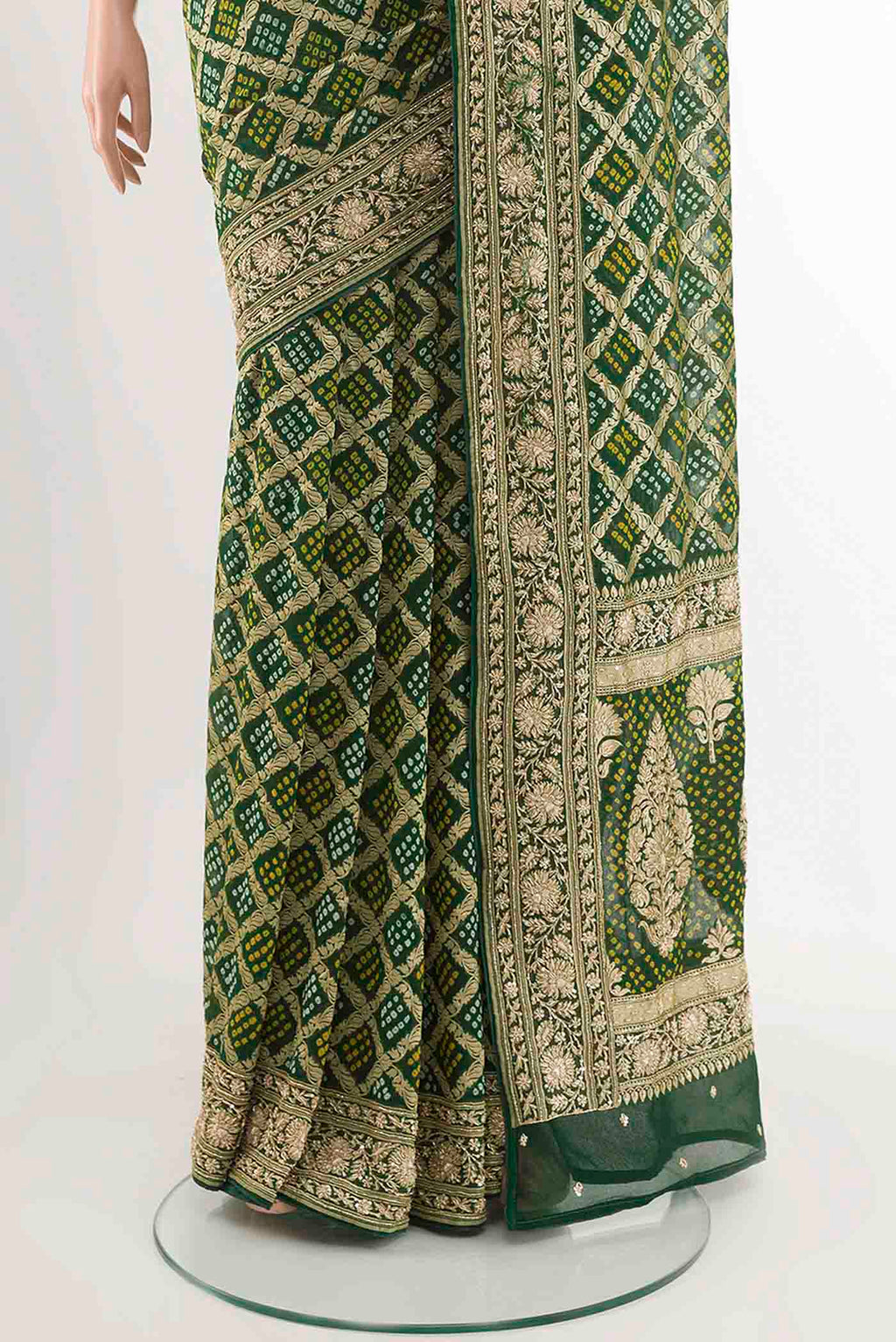 pleats pallu