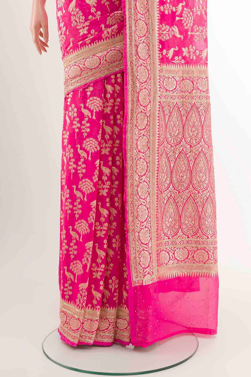 pleats pallu