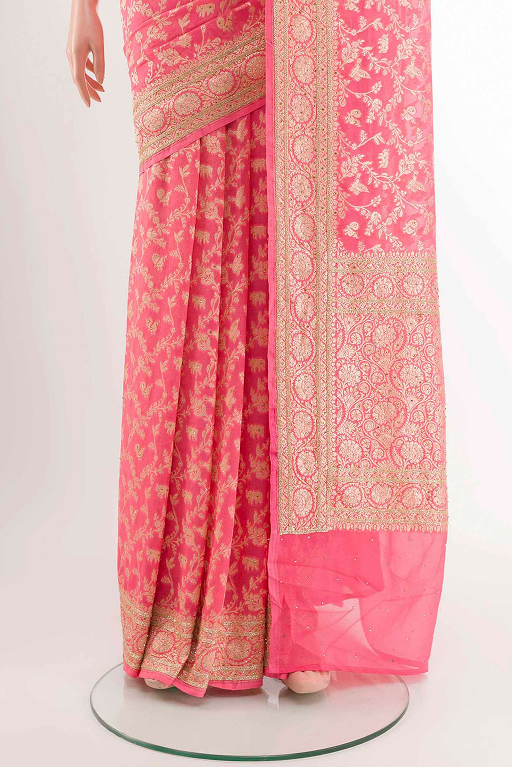 pleats pallu
