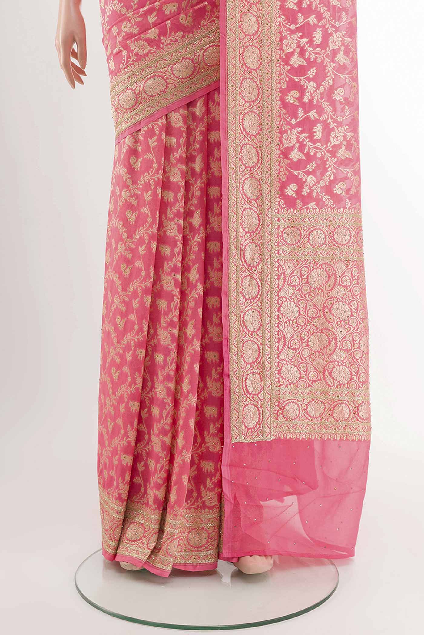 pleats pallu
