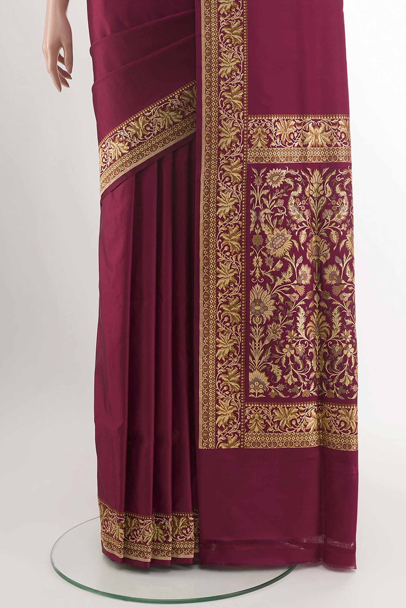 pleats pallu