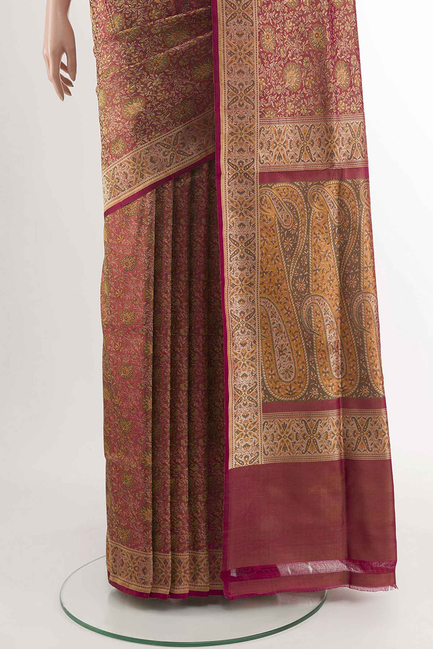 pleats pallu