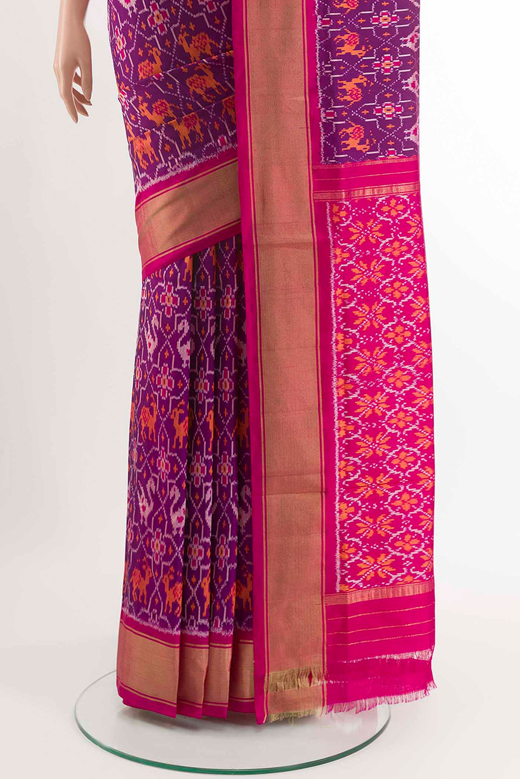 pleats pallu