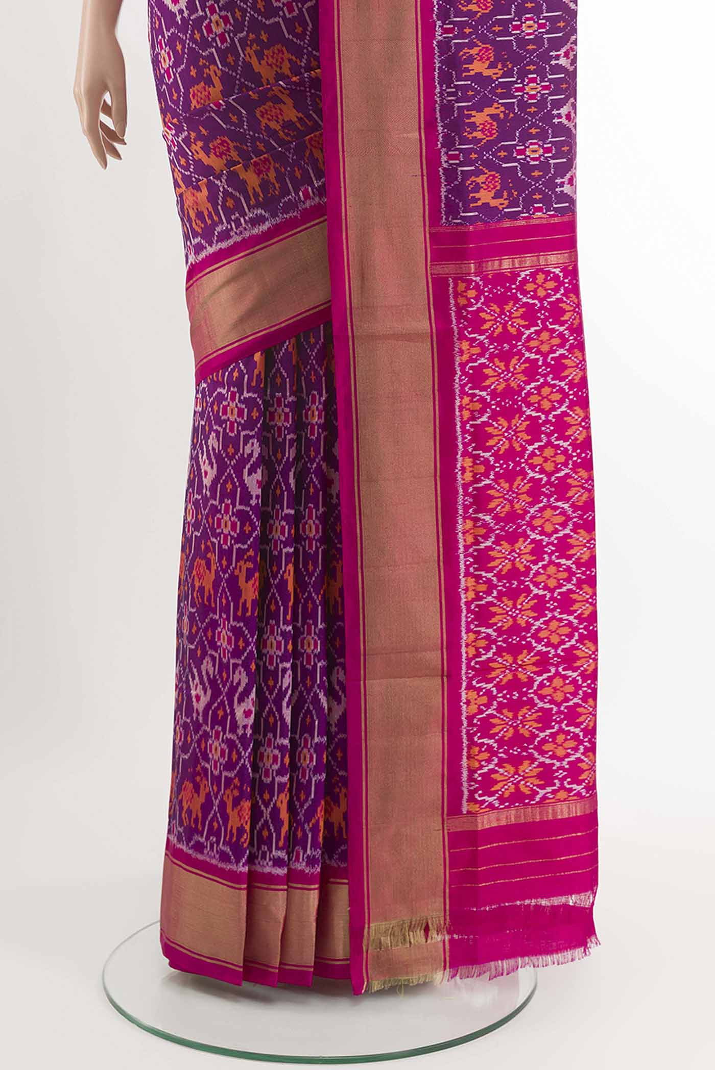 pleats pallu