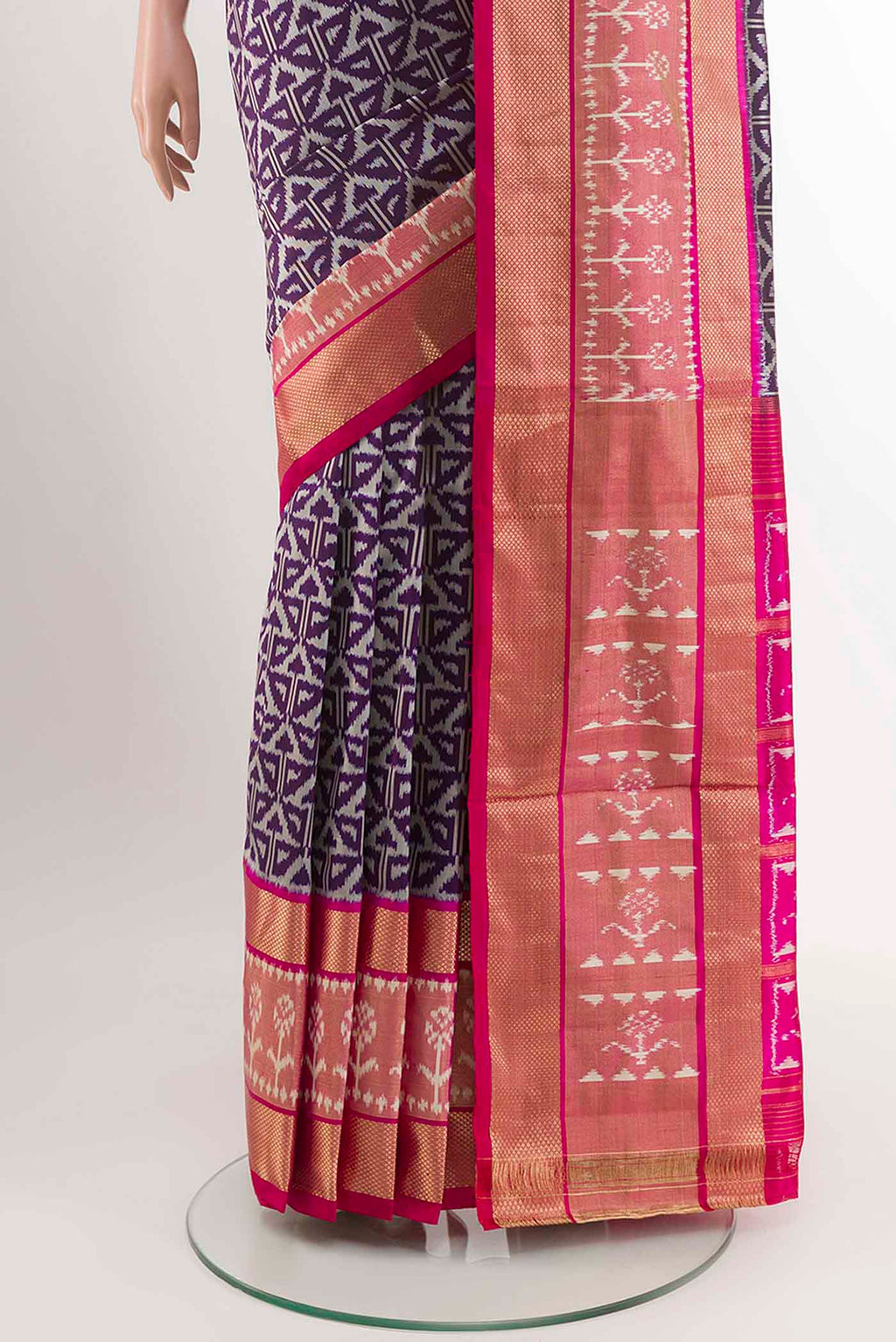 pleats pallu
