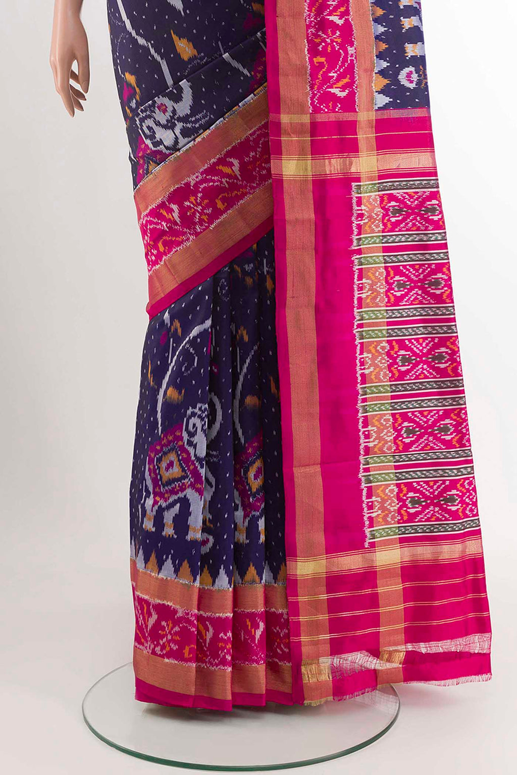 pleats pallu