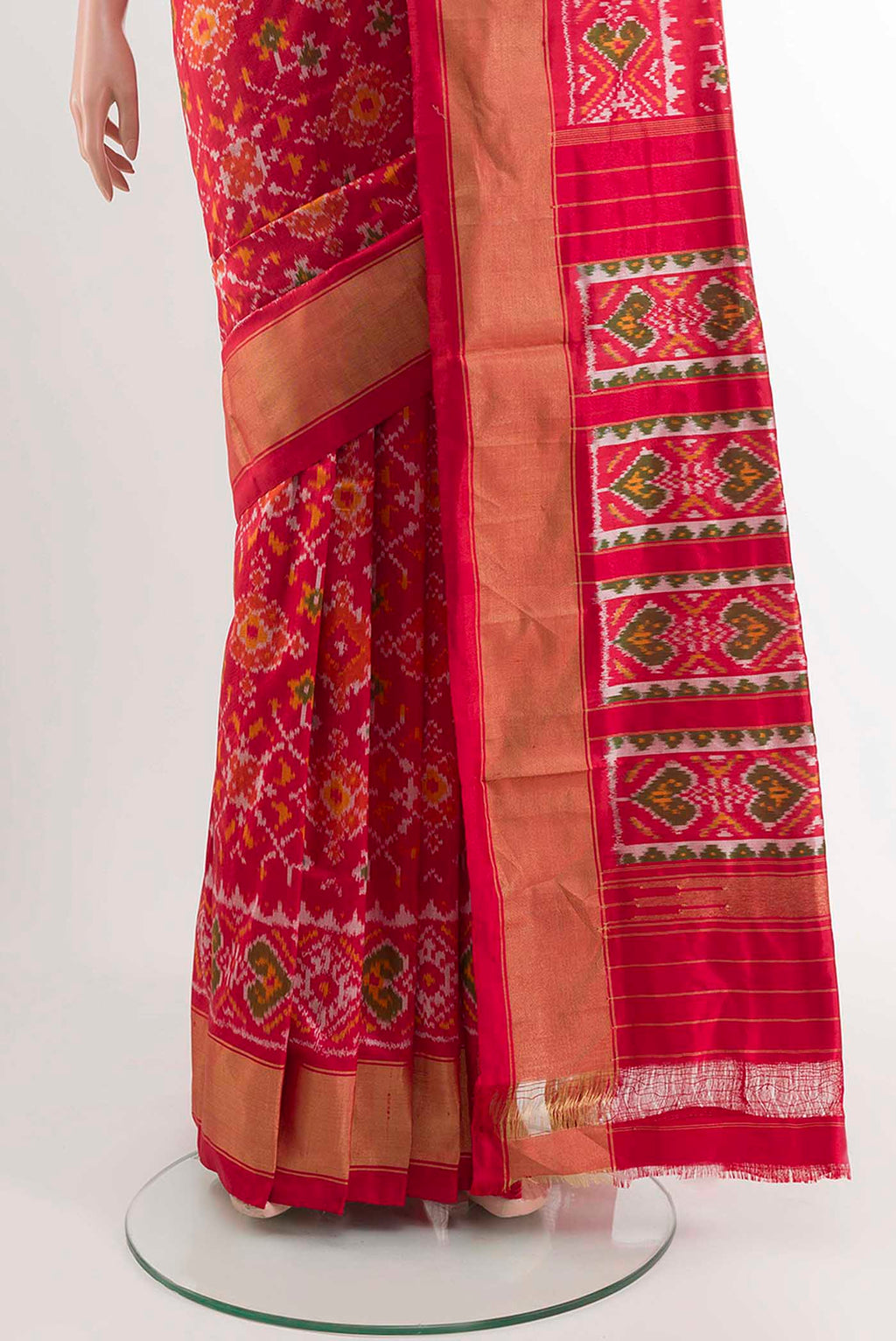 pleats pallu