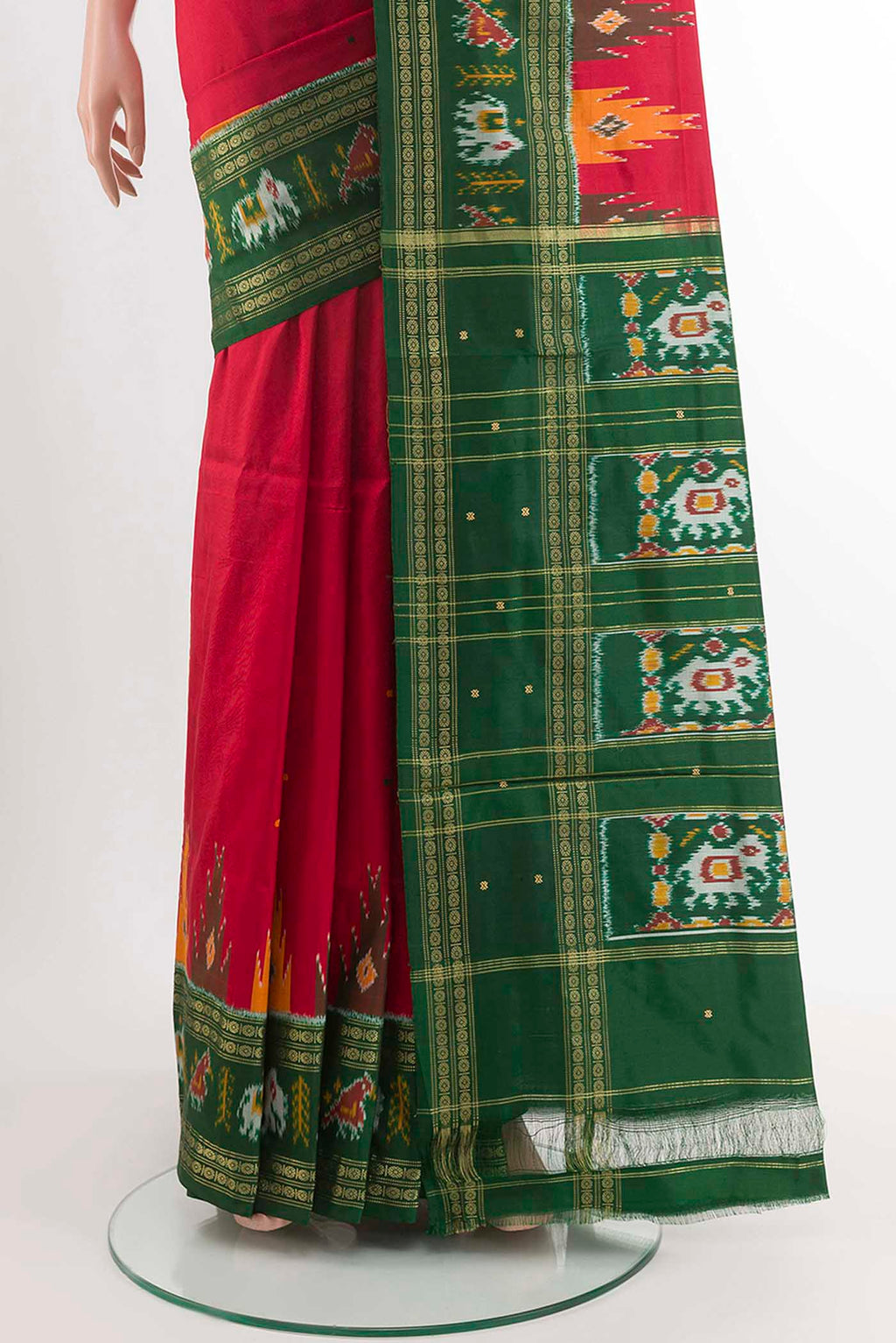 pleats pallu