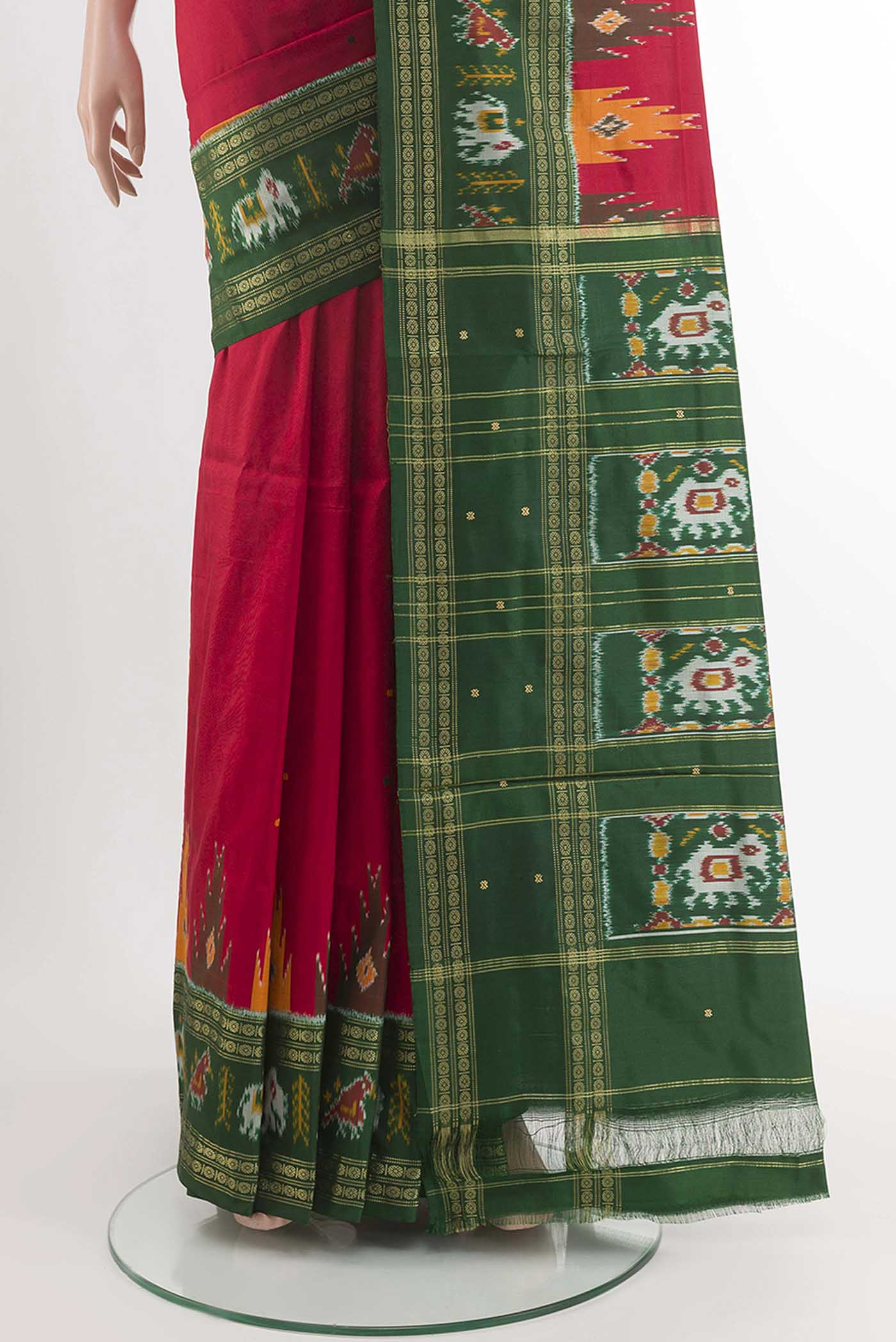 pleats pallu